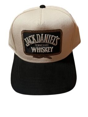 NWOT American Needle Jack Daniel's Whiskey Two-Tone Logo Patch Trucker Hat